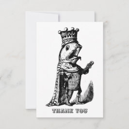 Tarjeta De Agradecimiento Rey pez