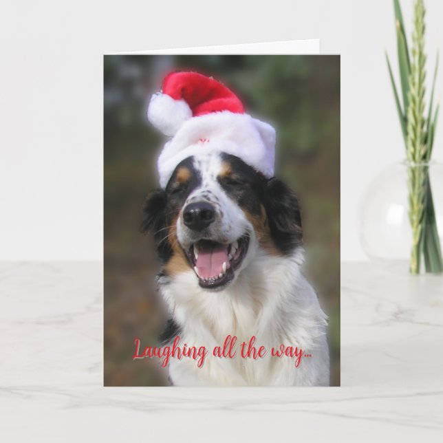 Tarjeta De Agradecimiento Riendo todo el camino... (Anverso)