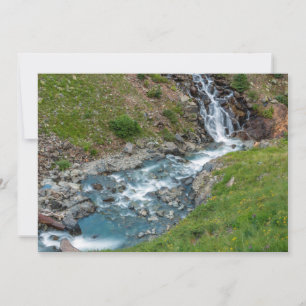 Tarjeta De Agradecimiento Río Animas en las montañas