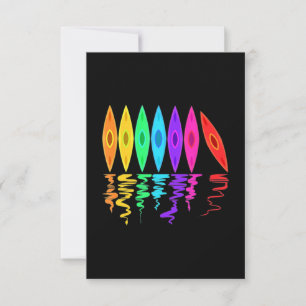 Tarjeta De Agradecimiento Río Kayak