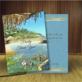 Tarjeta De Agradecimiento River Meets Ocean Gracias 0330