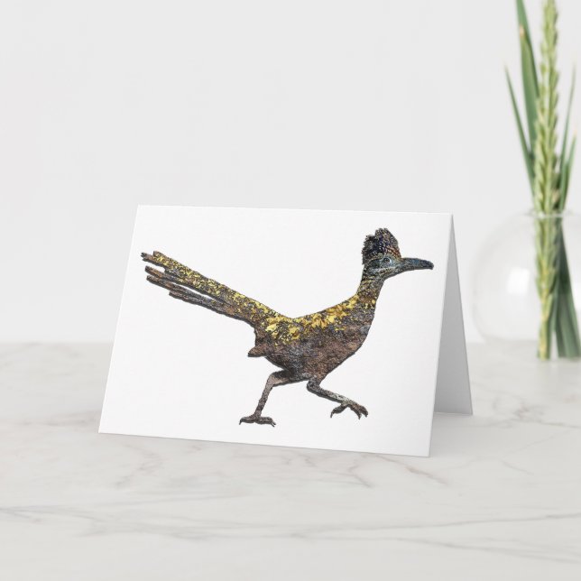 TARJETA DE AGRADECIMIENTO ROADRUNNER EN EL SOL DE NUEVA MÉXICO (Anverso)