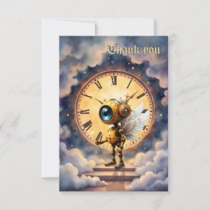 Tarjeta De Agradecimiento Robby el Guardián del Tiempo Alado – Serie Alas de