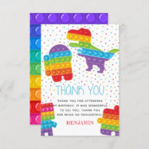 Robot de dinosaurio de cumpleaños de Pop It Boy