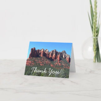 Tarjeta De Agradecimiento Roca de café II en Sedona Arizona