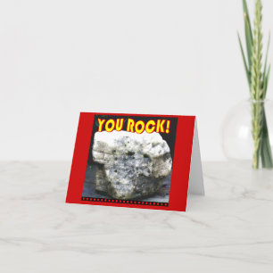 Tarjeta De Agradecimiento Rock Gracias