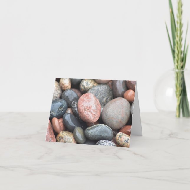 Tarjeta De Agradecimiento Rock superior del lago (Anverso)