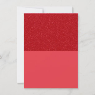 Tarjeta de agradecimiento roja de tomate con brill