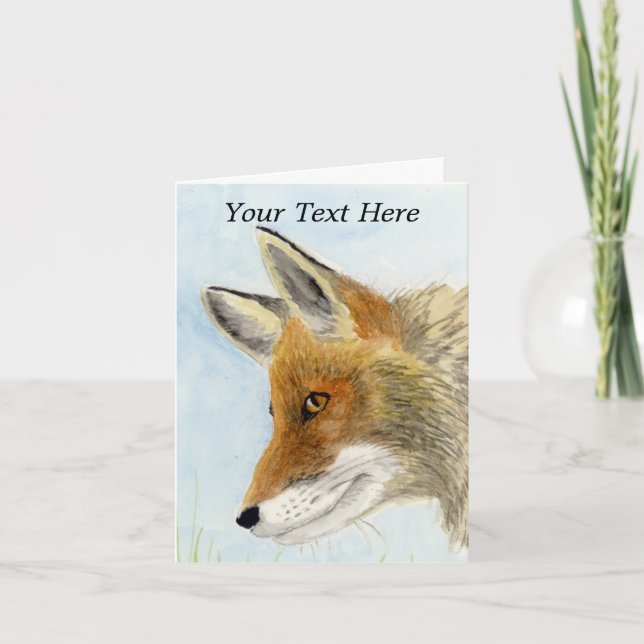 Tarjeta De Agradecimiento Rojo (Anverso)