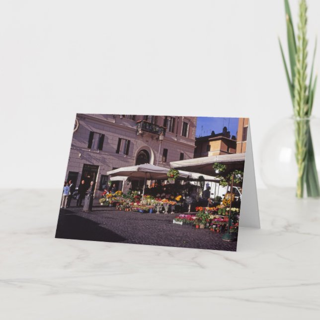 Tarjeta De Agradecimiento Roma Italia (Anverso)