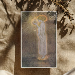 Tarjeta De Agradecimiento Romance Antiguo de Arthur Rackham del Rey Arturo