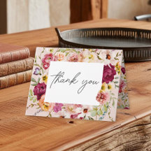 Romantic Burgundy Blush Floral Garden Wedding