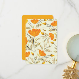 Tarjeta De Agradecimiento Rosa amarilla