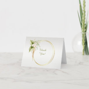 Tarjeta De Agradecimiento Rosa Blanca Con Una Sola Flor Blanca Hawai