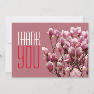Tarjeta De Agradecimiento Rosa Dorada Floral Profesional Clásica