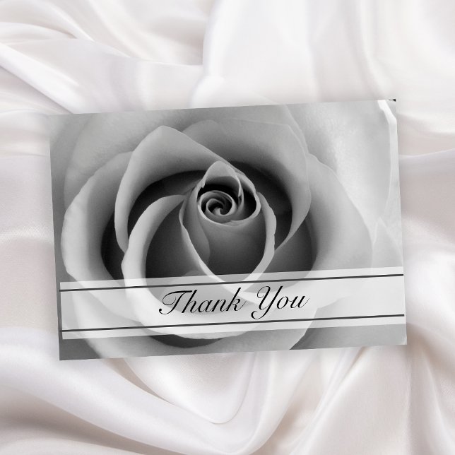Tarjeta De Agradecimiento Rosa Flor gracias por su simpatía (Subido por el creador)
