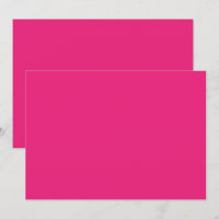 Tarjeta de agradecimiento rosa intenso | Estilo mi