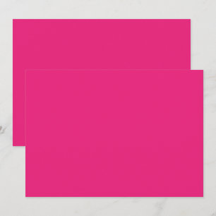 Tarjeta de agradecimiento rosa intenso   Estilo mi