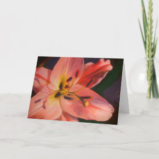 Tarjeta De Agradecimiento Rosa Lady