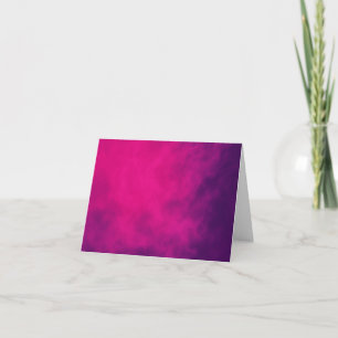 Tarjeta de agradecimiento rosa neón y violeta – Pe