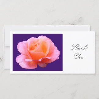 Tarjeta De Agradecimiento Rosa Rosa II - Gracias