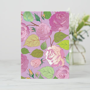 Tarjeta De Agradecimiento Rosas 18