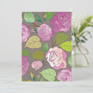 Tarjeta De Agradecimiento Rosas 20