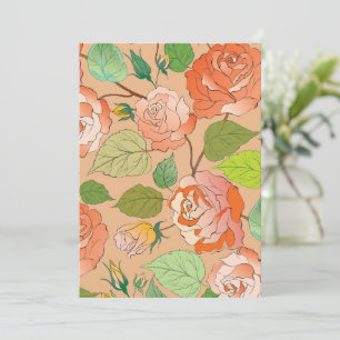 Tarjeta De Agradecimiento Rosas 21