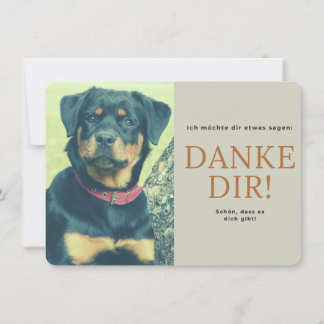 Tarjeta De Agradecimiento Rottweiler