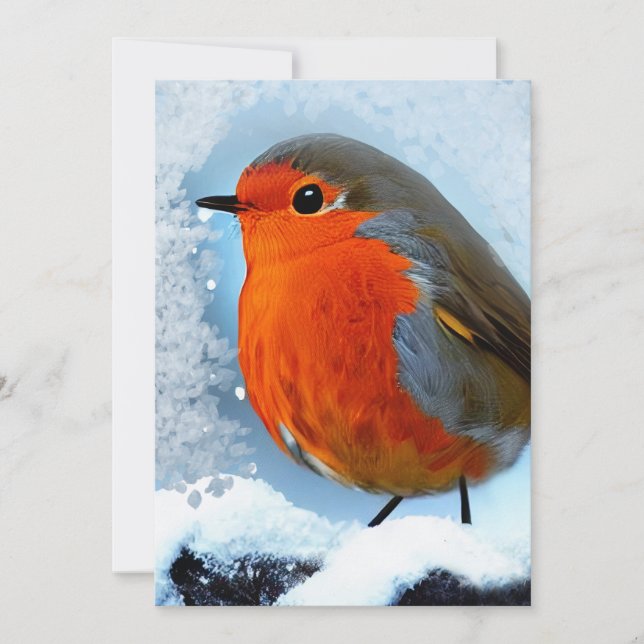 Tarjeta De Agradecimiento Rouge gorge (Anverso)