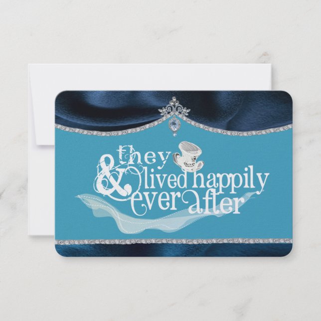 Tarjeta De Agradecimiento Royal Fairytale Thankyou Card (Anverso)