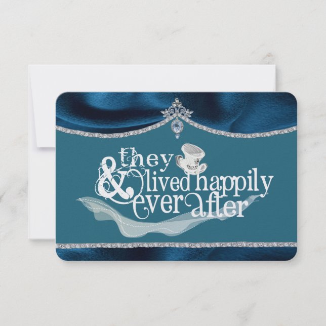 Tarjeta De Agradecimiento Royal Fairytale Thankyou Card (Anverso)