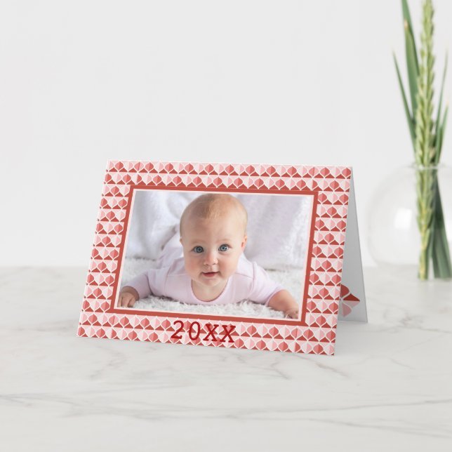 Tarjeta De Agradecimiento Rubor de frambuesa (Anverso)