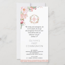 Tarjeta De Agradecimiento Rubor, Mint Floral First Community Bookmark Favori