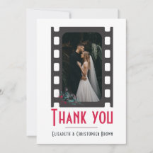 Rubor Rosa Moderno Floral Película Boda