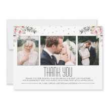 Rubor y Gold | Boda Floral Gracias Foto