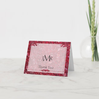Tarjeta De Agradecimiento Ruby 40° Aniversario Gracias