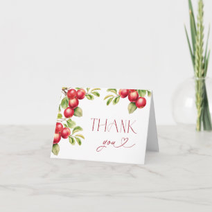 Tarjeta de agradecimiento Rústica de la ducha de n