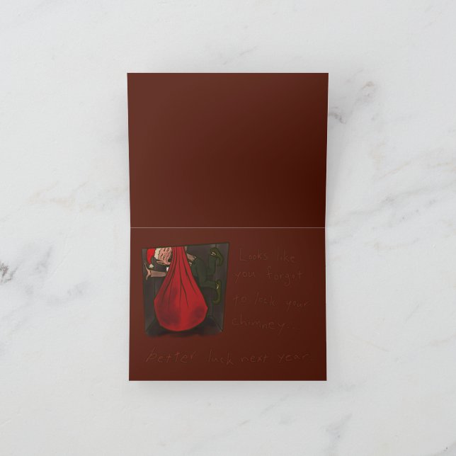 Tarjeta De Agradecimiento Rusty the Elf (Interior)