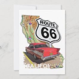 Tarjeta De Agradecimiento Ruta histórica de California 66