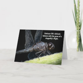 Tarjeta De Agradecimiento "Sabiduría alada - La historia de la libélula"