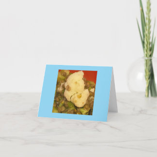 Tarjeta De Agradecimiento Sad 😢 Cauliflower Face