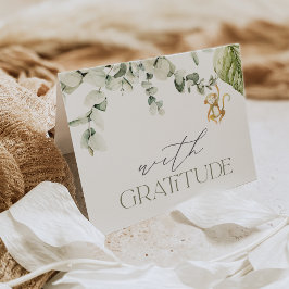 Tarjeta De Agradecimiento Safari Monkey Baby Shower