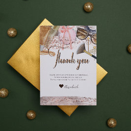 Tarjeta De Agradecimiento Safari Spa Birthday Luxury