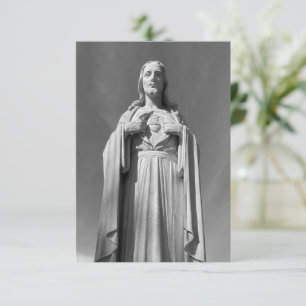 Tarjeta De Agradecimiento Sagrado Corazón de Jesús