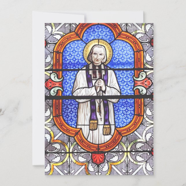 Tarjeta De Agradecimiento Saint Jean Baptiste Marie Vianney (Anverso)