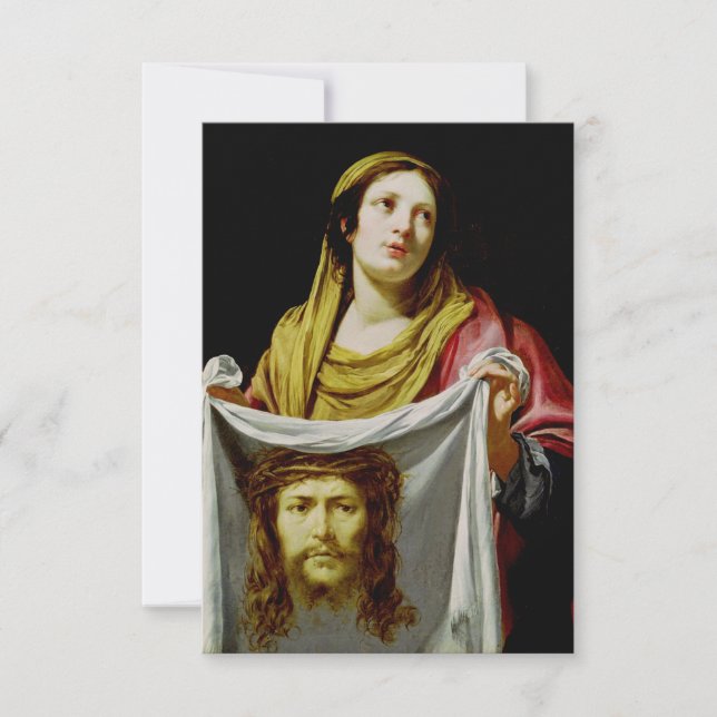 Tarjeta De Agradecimiento Saint Veronica (Anverso)