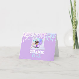 Tarjeta De Agradecimiento Salto a la Casa de Bonza Quinto Cumpleaños