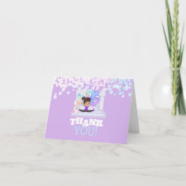 Tarjeta De Agradecimiento Salto a la Casa de Bonza Quinto Cumpleaños