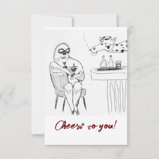 Tarjeta De Agradecimiento ¡Salud!